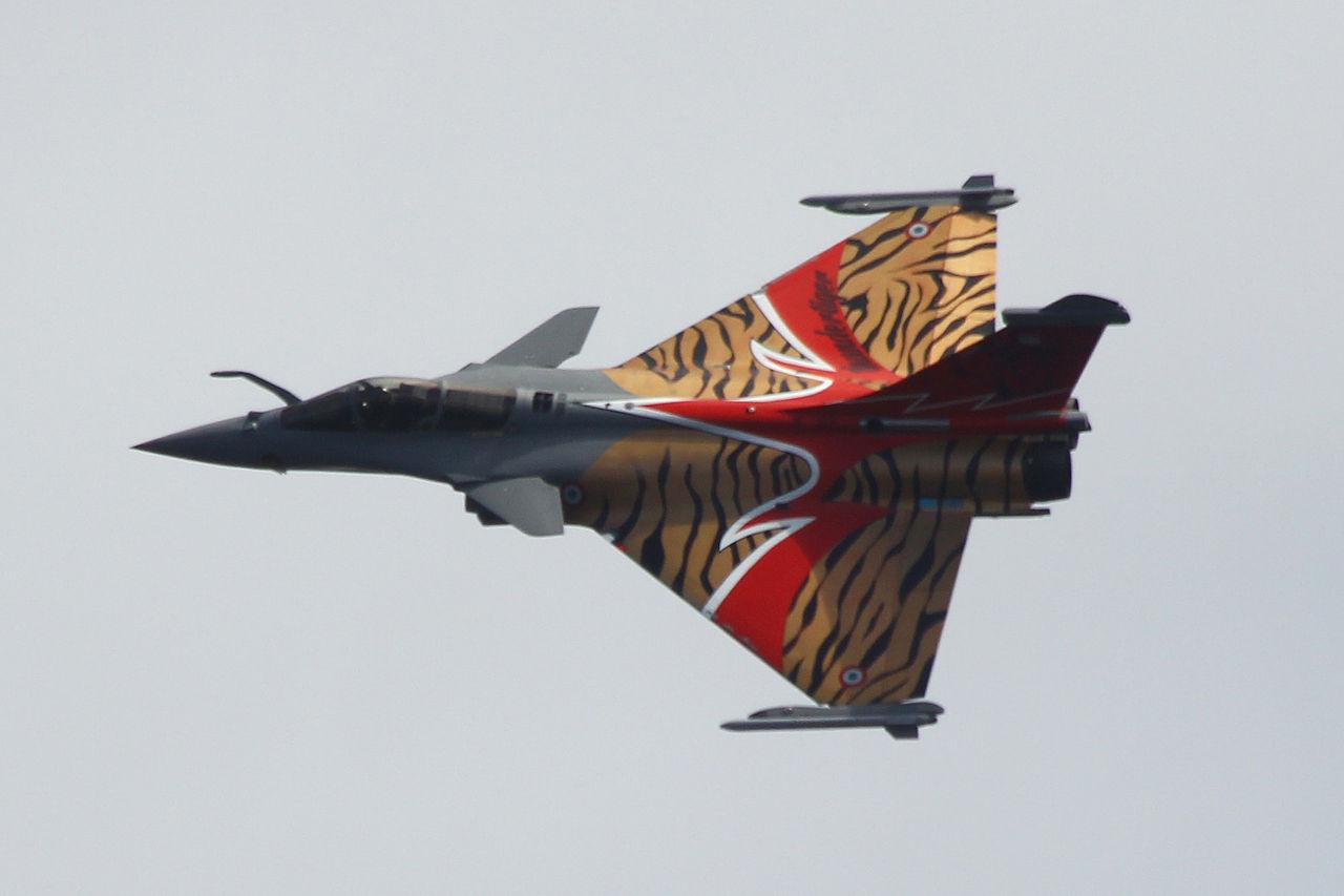 The French Air Force Rafale “Thunder Tiger”.